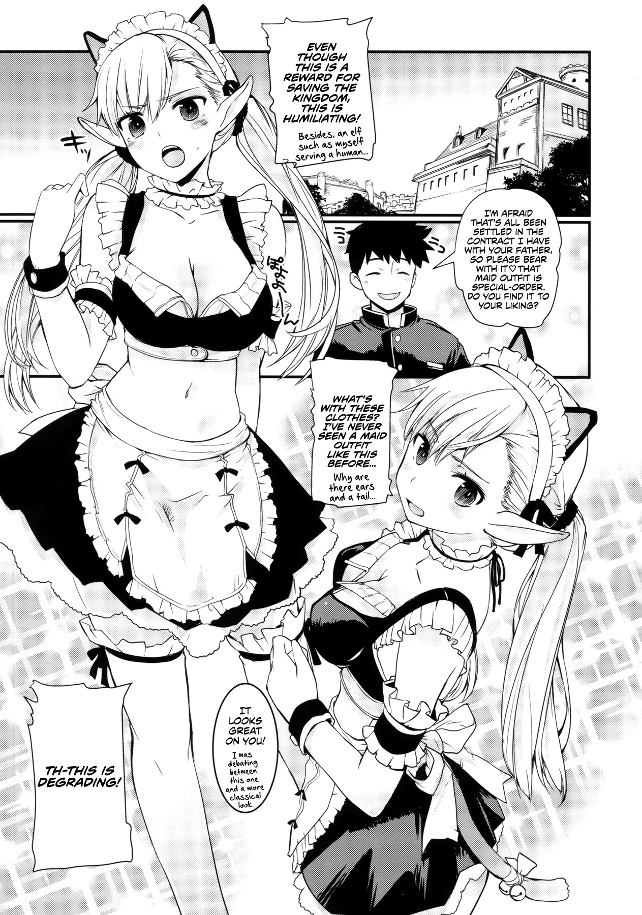 Hentai Manga Comic-My Maid is an Elf Princess!-Read-4